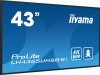 IIYAMA Monitor 43 cale LH4365UHSB-B1 24/7, IPS, ANDROID 11, 4K, 800cd, iiSignage2, SDM, 2x HDMI, DP, 2x USB,2x 10W, RJ45, WiFi, 